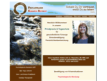 Tablet Screenshot of privatpraxis-bittruf.de
